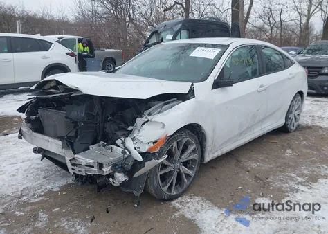 2020 Honda Civic Sport from USA, damaged, VIN 2HGFC2F80LH533963